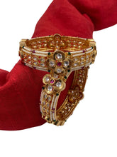 designer pearls and Kundan Polki Bangles | Kada Bangles for women